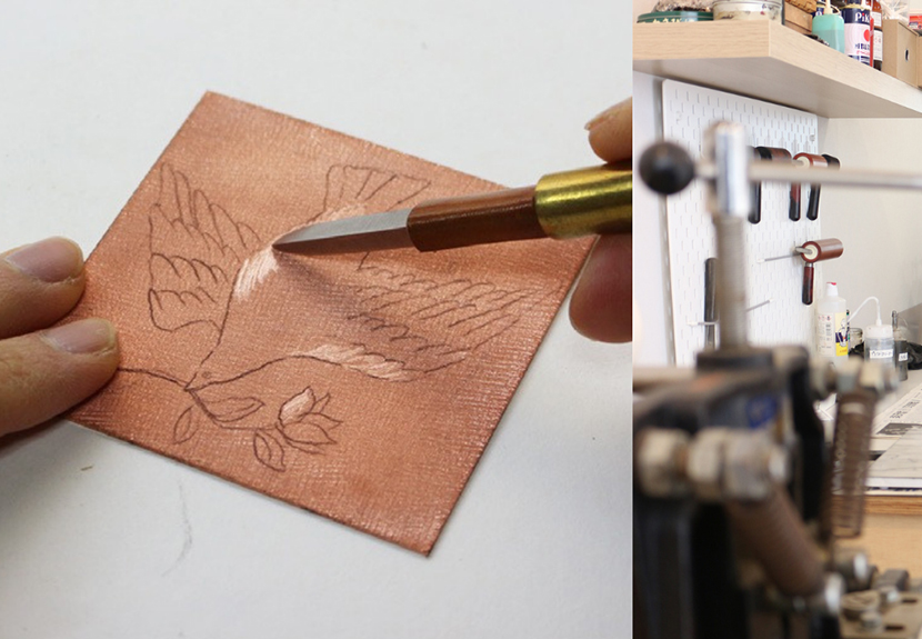 林明日美 銅版画 ワークショップ